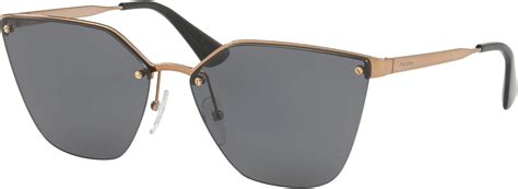 Prada PR 68TS Women's Sunglasses Antique Gold/Polar Grey 63